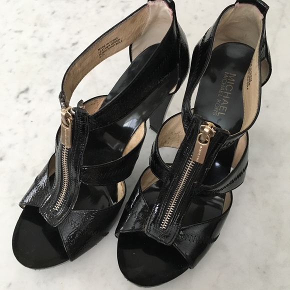 Black Michael Kors Heels - Picture 2 of 7